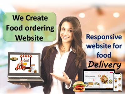 Image of e commerce Website for Restaurant Food Ordering - 1